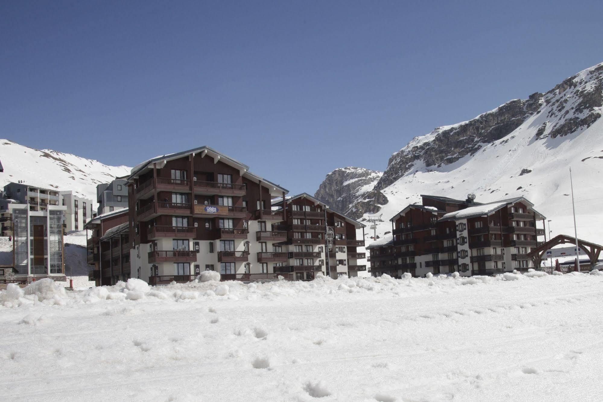 Résidence Odalys Le Rond Point Des Pistes Tignes Extérieur photo